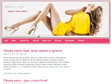 Tablet Screenshot of moda-styl.info